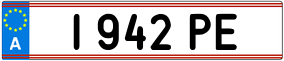 Truck License Plate